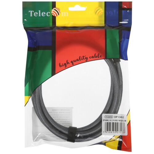 Купить Кабель  Telecom DisplayPort - DisplayPort, 1.5 м  5471607. Характеристики, отзывы и цены в Донецке