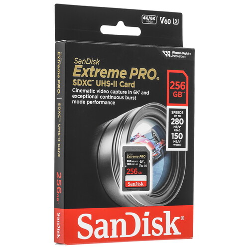 Купить Карта памяти SanDisk Extreme Pro SDXC 256 ГБ [SDSDXEP-256G-GN4IN]  5470864. Характеристики, отзывы и цены в Донецке