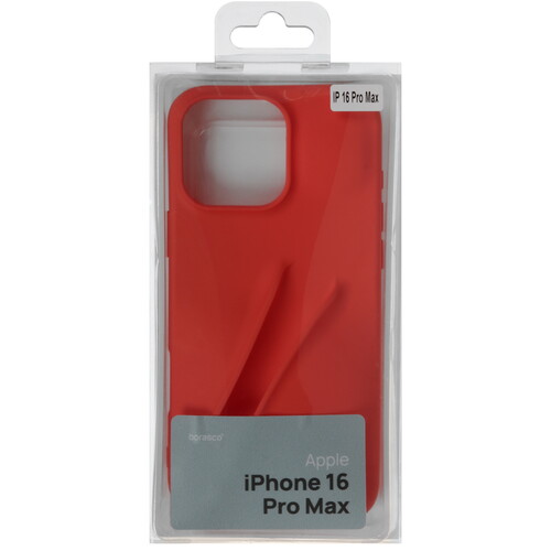Купить Накладка  BoraSCO для Apple iPhone 16 Pro Max оранжевый  5498118. Характеристики, отзывы и цены в Донецке