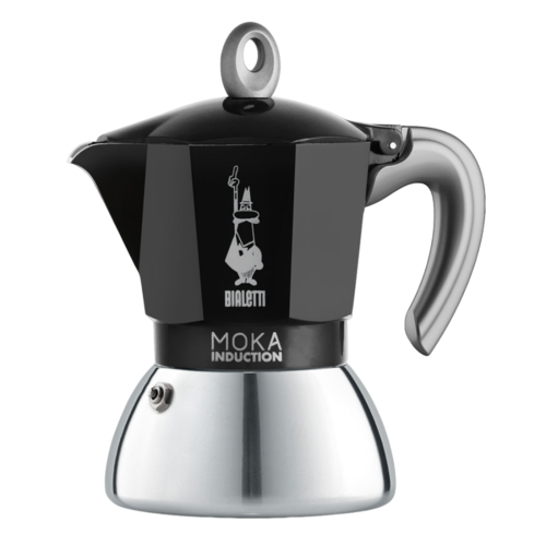Купить Гейзерная кофеварка Bialetti Moka Induction 5221_3203 черный  9154885. Характеристики, отзывы и цены в Донецке
