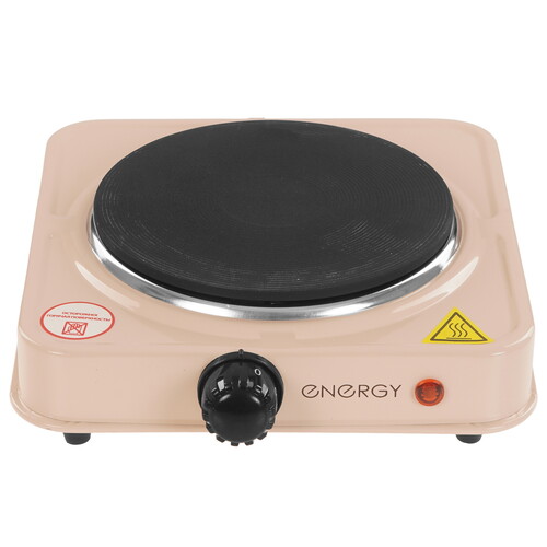 Купить Плита компактная электрическая ENERGY EN-901Е бежевый  5359392. Характеристики, отзывы и цены в Донецке