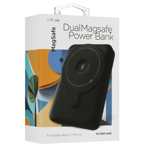 Купить Портативный аккумулятор VLP Dual MagSafe Power Bank черный  5466262. Характеристики, отзывы и цены в Донецке
