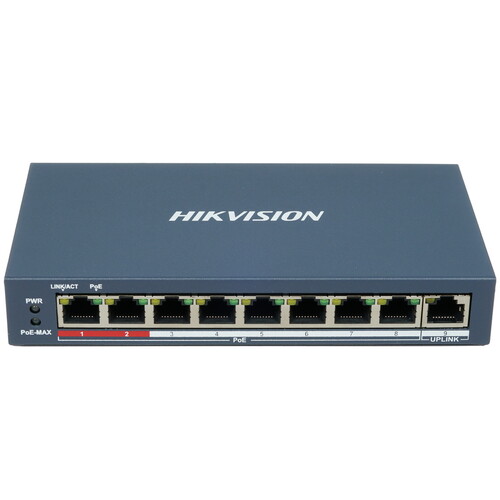 Купить Коммутатор Hikvision DS-3E0109P-E(C)  8157943. Характеристики, отзывы и цены в Донецке