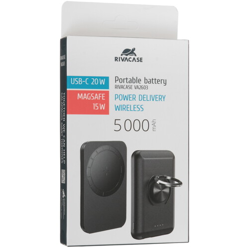 Купить Портативный аккумулятор RIVACASE VA2603 черный  9260619. Характеристики, отзывы и цены в Донецке