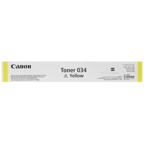 Купить Тонер Canon 034 желтый  7963706. Характеристики, отзывы и цены в Донецке