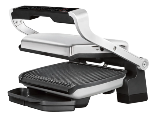 Купить Гриль Tefal Optigrill+ Initial GC706D34 серебристый  5472622. Характеристики, отзывы и цены в Донецке