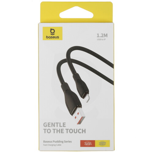 Купить Кабель круглый Baseus Lightning 8-pin - USB 2.0 Type-A черный 1.2 м  5495760. Характеристики, отзывы и цены в Донецке