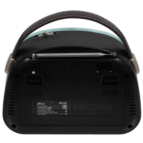 Купить Радиоприемник Ritmix RPR-040 бирюзовый  9201110. Характеристики, отзывы и цены в Донецке