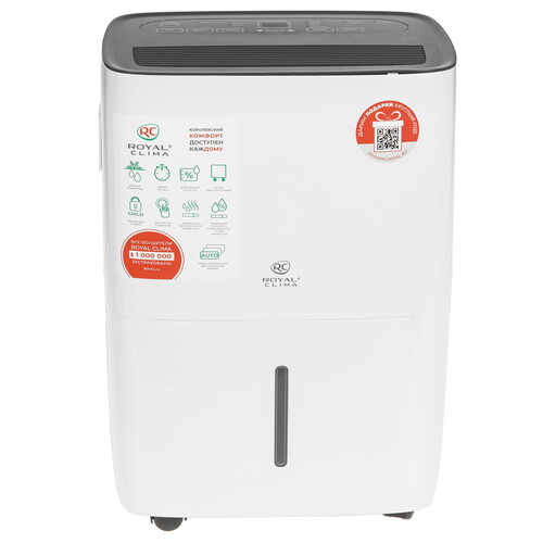 Купить Осушитель воздуха Royal Clima CARISMA Villa RD-CR30-E белый  9152381. Характеристики, отзывы и цены в Донецке