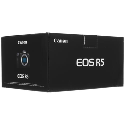 Купить Беззеркальный фотоаппарат Canon EOS R5 Body черный  5068866. Характеристики, отзывы и цены в Донецке