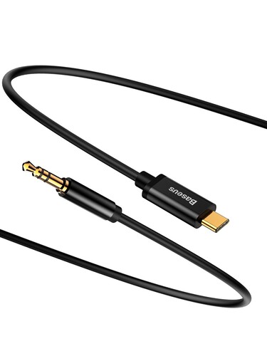 Купить Кабель   Baseus USB Type-C - jack 3.5 мм черный  5619852. Характеристики, отзывы и цены в Донецке