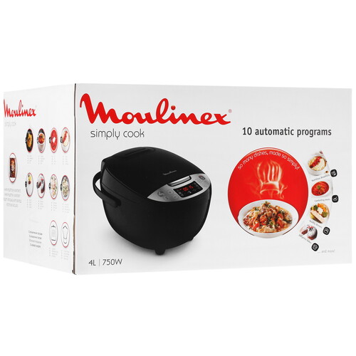 Купить Мультиварка MOULINEX SIMPLY COOK MK611832 черный  5349145. Характеристики, отзывы и цены в Донецке