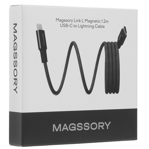 Купить Кабель круглый Magssory Lightning 8-pin MFI - USB Type-C черный 1.2 м  9265525. Характеристики, отзывы и цены в Донецке