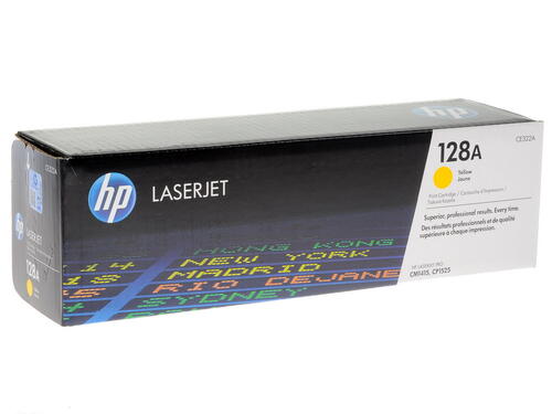 Купить Картридж лазерный HP 128A (CE322A) желтый, с чипом  0129886. Характеристики, отзывы и цены в Донецке