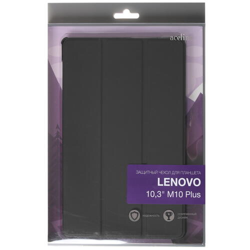 Купить Чехол-книжка Aceline Streak для Lenovo Tab M10 FHD Plus (2nd Gen) черный  4812969. Характеристики, отзывы и цены в Донецке