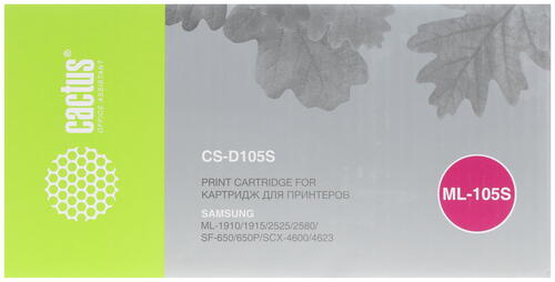Купить Картридж лазерный Cactus CS-D105S черный  7936903. Характеристики, отзывы и цены в Донецке