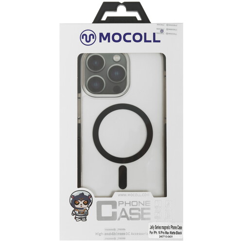 Купить Накладка  MOCOLL Jelly Series для Apple iPhone 15 Pro Max черный/прозрачный  5466687. Характеристики, отзывы и цены в Донецке