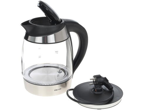 Купить Электрочайник DEXP KG-1800 Smart серебристый  1146033. Характеристики, отзывы и цены в Донецке