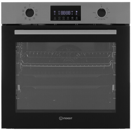 Купить Электрический духовой шкаф Indesit IFE 3841 J IX серебристый  9987780. Характеристики, отзывы и цены в Донецке