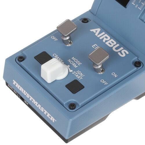 Купить Панель управления ThrustMaster TCA Quadrant Airbus Edition голубой  4701349. Характеристики, отзывы и цены в Донецке