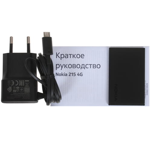 Купить Сотовый телефон Nokia 215 4G черный  4729187. Характеристики, отзывы и цены в Донецке