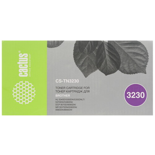 Купить Картридж лазерный Cactus CS-TN3230 черный, с чипом  7974131. Характеристики, отзывы и цены в Донецке