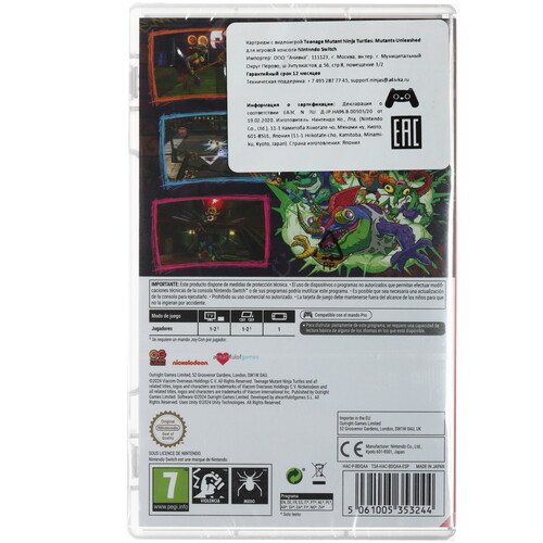 Купить Игра Teenage Mutant Ninja Turtles: Mutants Unleashed (Switch)  5495625. Характеристики, отзывы и цены в Донецке