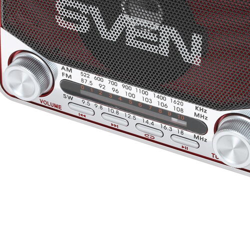 Купить Радиоприемник SVEN SRP-525 красный  1267117. Характеристики, отзывы и цены в Донецке