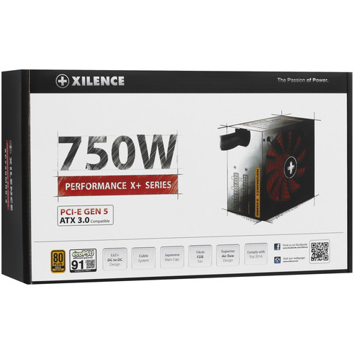 Купить Блок питания Xilence Performance X+ XN173 [XP750MR9.2] черный  5431775. Характеристики, отзывы и цены в Донецке