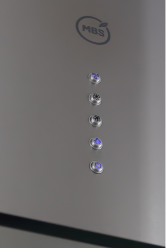 Купить Вытяжка островная MBS MILTONIA 160 ISLAND GLASS серебристый/прозрачный  8130121. Характеристики, отзывы и цены в Донецке