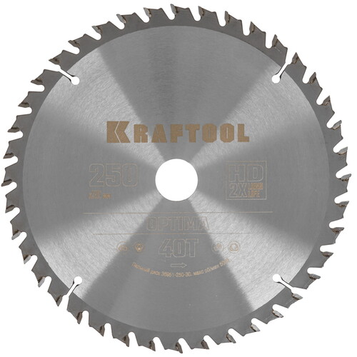 Купить Диск пильный KRAFTOOL 36951-250-30  9107986. Характеристики, отзывы и цены в Донецке