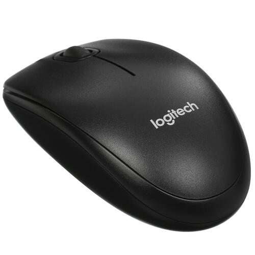 Купить Мышь проводная Logitech B100 [910-005547] черный  5059894. Характеристики, отзывы и цены в Донецке