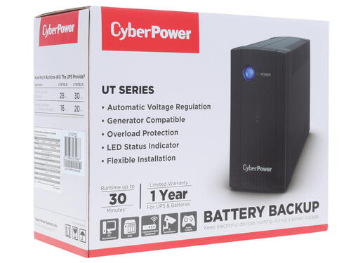 Купить ИБП CyberPower UTI675EI  1250678. Характеристики, отзывы и цены в Донецке