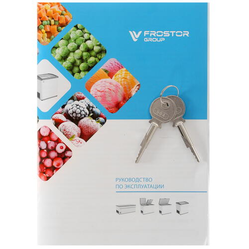 Купить Морозильный ларь Frostor Gellar FG 500 С белый, красный  1109649. Характеристики, отзывы и цены в Донецке