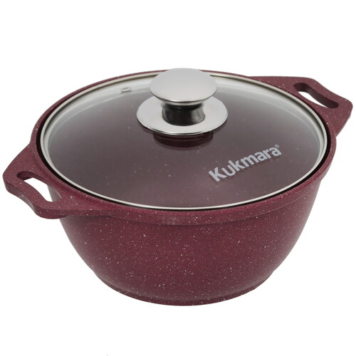 Купить Кастрюля Kukmara Trendy style к21tsm 2 л 20 см красный  5447380. Характеристики, отзывы и цены в Донецке