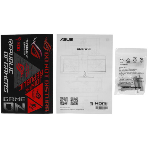 Купить 49" Монитор ASUS ROG Strix XG49WCR черный  9068106. Характеристики, отзывы и цены в Донецке
