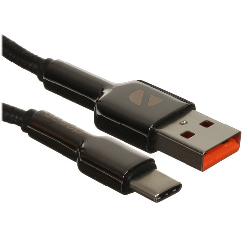 Купить Кабель DEPPA USB Type-C - USB Type-A черный  9113483. Характеристики, отзывы и цены в Донецке