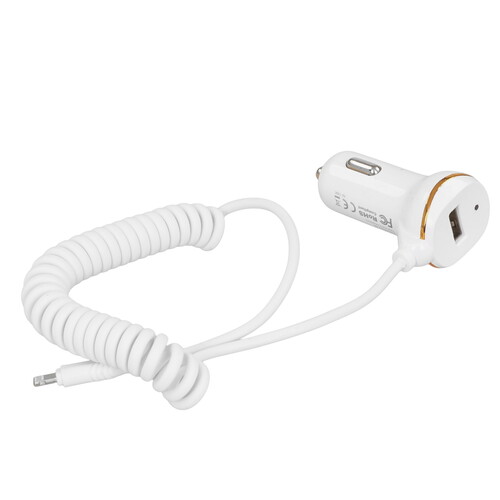 Купить Автомобильное ЗУ Hoco Z14 белый  9244313. Характеристики, отзывы и цены в Донецке