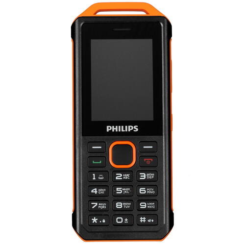 Купить Сотовый телефон Philips Xenium E2317 оранжевый/черный  5404803. Характеристики, отзывы и цены в Донецке
