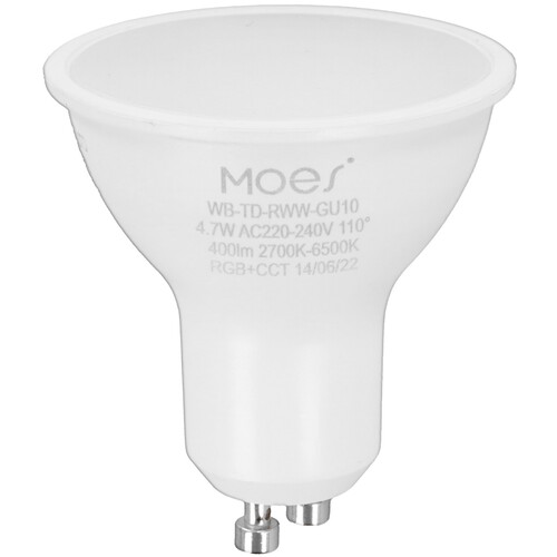 Купить Лампа светодиодная Moes Smart LED Bulb GU10 WB-TD-RWW-GU10  9161860. Характеристики, отзывы и цены в Донецке