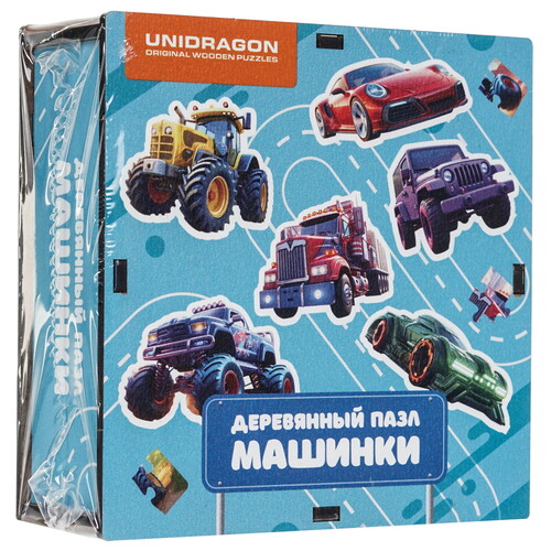 Купить Пазл Unidragon Машинки 3+  9136933. Характеристики, отзывы и цены в Донецке