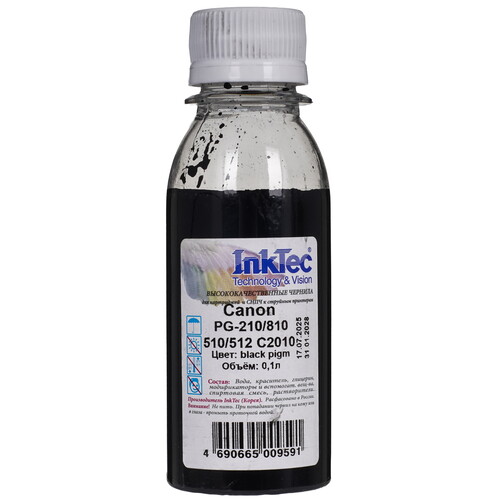 Купить Чернила пигментные InkTec C2010 черный  5602090. Характеристики, отзывы и цены в Донецке