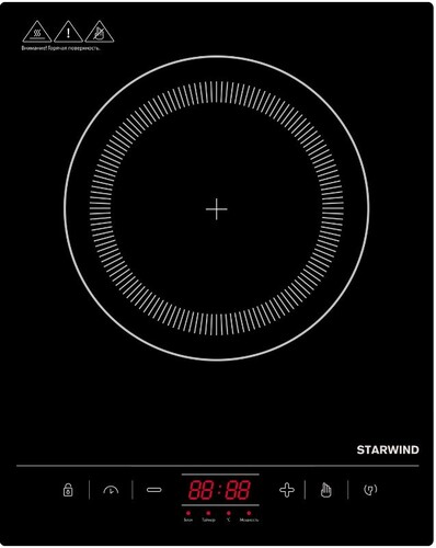 Купить Плита компактная электрическая Starwind STI-1002 черный  5308770. Характеристики, отзывы и цены в Донецке