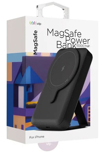 Купить Портативный аккумулятор VLP MagSafe Power Bank черный  5410110. Характеристики, отзывы и цены в Донецке