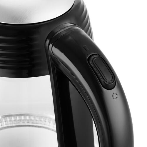 Купить Электрочайник Kitfort KT-6125 черный  5352735. Характеристики, отзывы и цены в Донецке