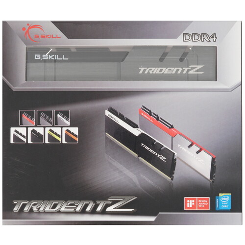 Купить Оперативная память G.Skill Trident Z [F4-3200C16D-16GTZSK] 16 ГБ  1651714. Характеристики, отзывы и цены в Донецке