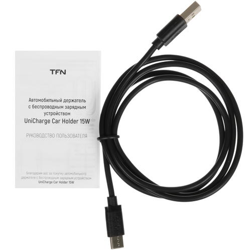 Купить Держатель автомобильный TFN UniCharge Car 15W черный  5465837. Характеристики, отзывы и цены в Донецке