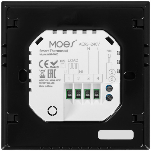Купить Умный терморегулятор MOES WiFi Smart Home Heating Knob Thermostat  5608701. Характеристики, отзывы и цены в Донецке