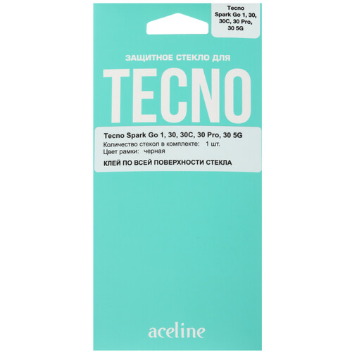 Купить Защитное стекло Aceline для экрана Tecno SPARK GO 1/ SPARK 30/ 30 5G/ 30C/ 30 Pro  5499623. Характеристики, отзывы и цены в Донецке