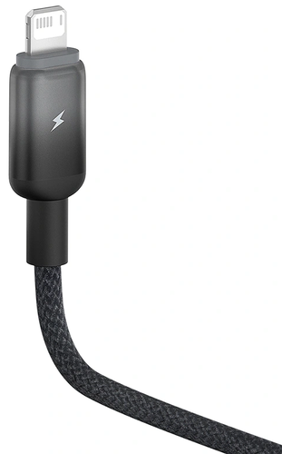 Купить Кабель круглый Baseus Lightning 8-pin - USB 2.0 Type-A черный 2 м  5627581. Характеристики, отзывы и цены в Донецке